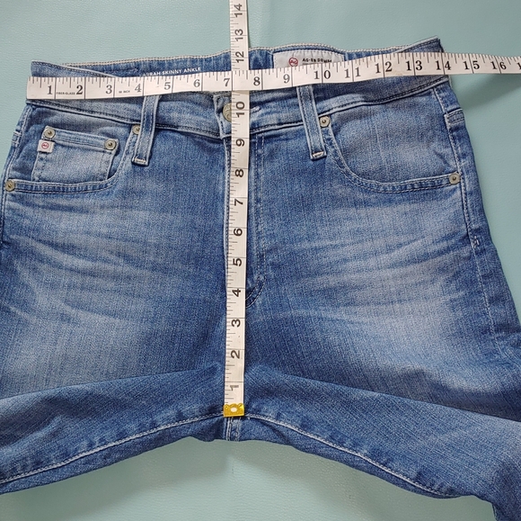 AG The Farrah High Rise Skinny Ankle Jeans Size 30R - Picture 4 of 11